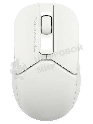 Мышь беспроводная A4Tech Fstyler FB12 белый, 1200 dpi, радиоканал, Bluetooth, USB, кнопки - 3