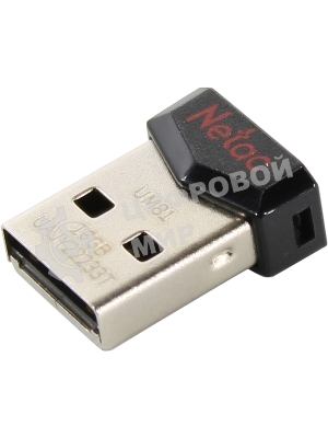 Флешка USB Netac UM81 (NT03UM81N-032G-20BK), 32Gb, USB 2.0, R/W 30/10, черный/красный