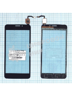 Сенсорное стекло (тачскрин) для Alcatel Idol X 6040D черное