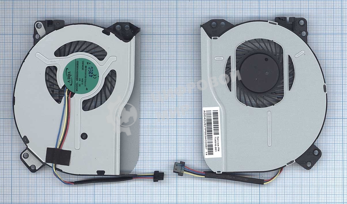 Вентилятор (кулер) для ноутбука HP Touchsmart 14 14-F VER-1