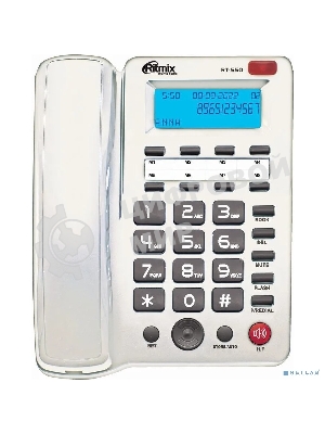 Телефон проводной Ritmix RT-550 белый