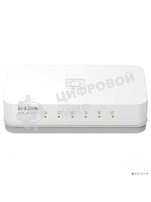 Коммутатор D-Link DES-1005C/B1A, 5-port UTP 10/100Mbps Auto-sensing, Stand-alone, Unmanaged Palm-top Fast Ethernet Switch
