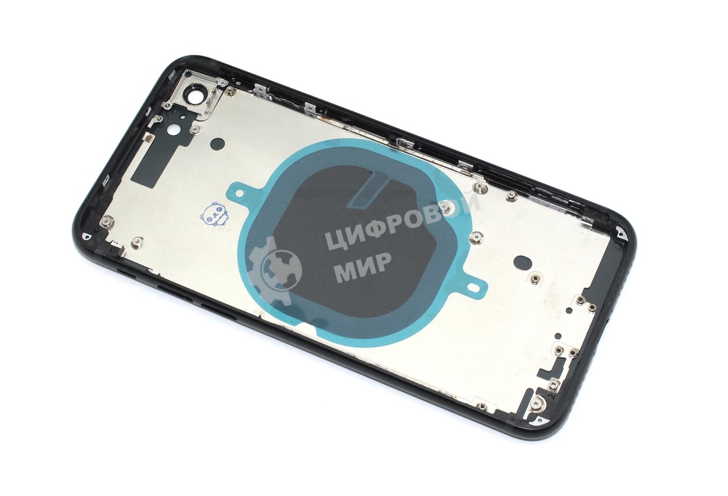 Задняя крышка (корпус) в сборе с рамкой для Apple iPhone SE3 черный