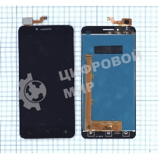 Дисплей для Lenovo A6600 A6800 черный