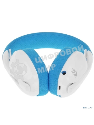 Гарнитура Redragon Ire Pro голубой, беспроводная + проводная, Bluetooth / USB, до 25 ч