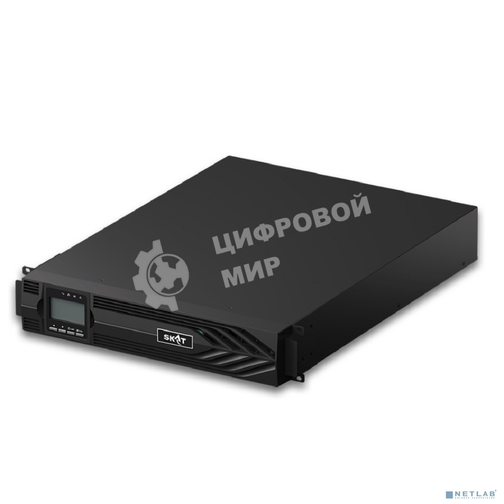 Источник бесперебойного питания Бастион SKAT-UPS 2000-RACK-ON-4X9-E P3 Online, синус, 2000ВА/2000 Вт, стойка/на пол, 8xC13, встр. АКБ 48В (4x9 А·ч), SNMP/USB/RS-232/EPO, доп блок до 4 шт SKAT BC 48/18S3, МПТ (8769)