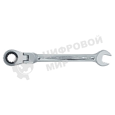 Ключ комбинированный трещоточный Matrix 13 мм, CrV шарнирный, зерк.хром professional