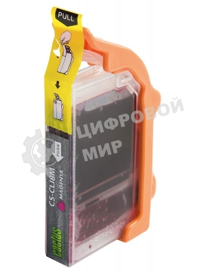 Картридж струйный Cactus CS-CLI8M пурпурный (12 мл) для Canon Pixma MP500, MP510, MP520, MP530, MP600, MP800, MP810, MP830, MP970, MX700, 850, iP3300, iP3500, iP4200, iP5200, iP5300, iP6600D, iP6700D, iX4000, iX5000, Pro 9000