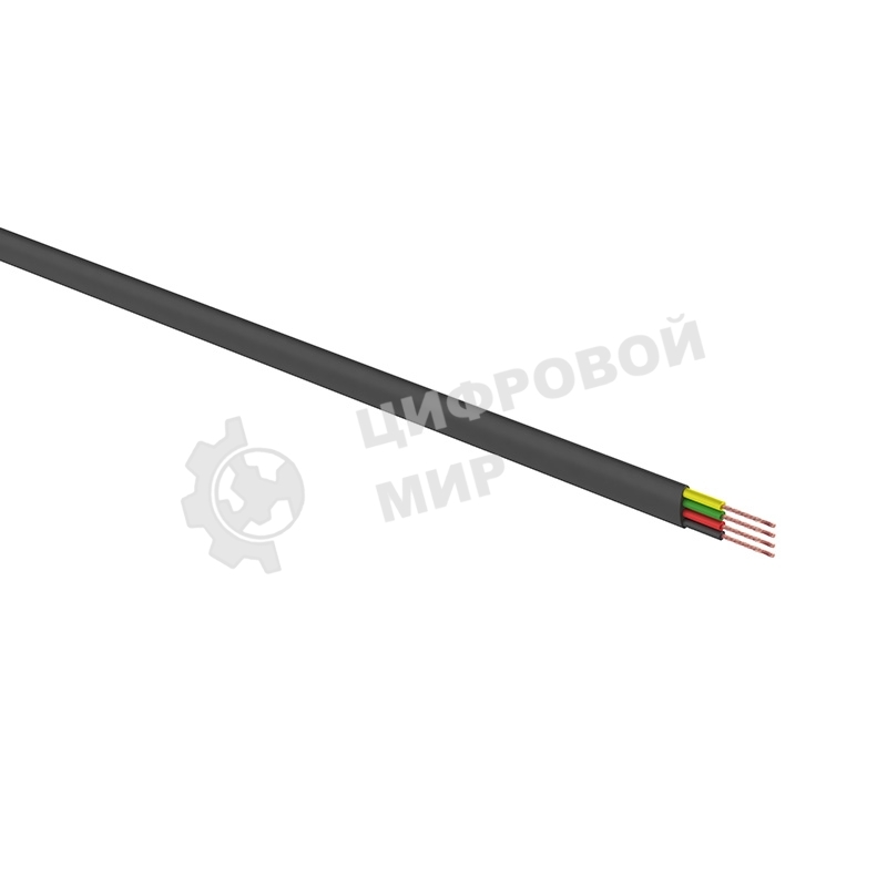 Телефонный кабель Rexant ШТЛП 4 жилы Cu, черный, 100 м