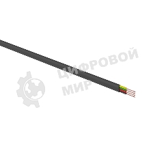 Телефонный кабель Rexant ШТЛП 4 жилы Cu, черный, 100 м
