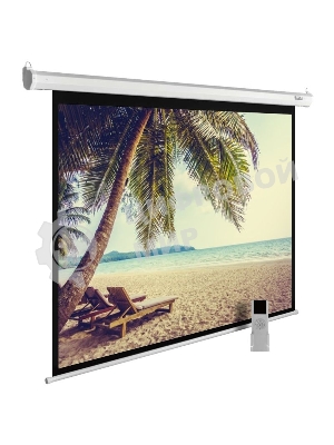 Экран Cactus 360x360 см MotoExpert CS-PSME-360x360-WT 1:1 настенно-потолочный рулонный белый (моторизованный привод)