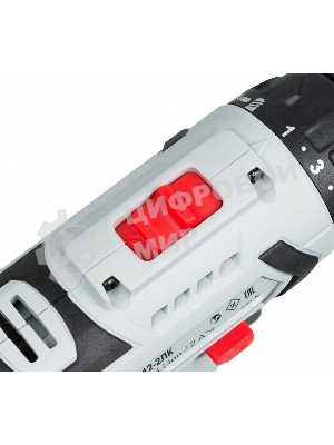 Дрель-шуруповерт Ресанта ДА-12-2ЛК, 12 В, 2 Ач, 40 Нм, щеточный