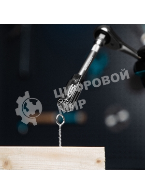 Головка торцевая Gross 13191 многоразмерная CrV 6-21 мм под квадрат 3/8