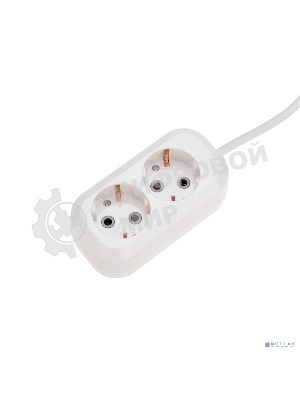 Удлинитель PROconnect 2 гнезда, 3 м, 3х0,75 мм², с/з, белый