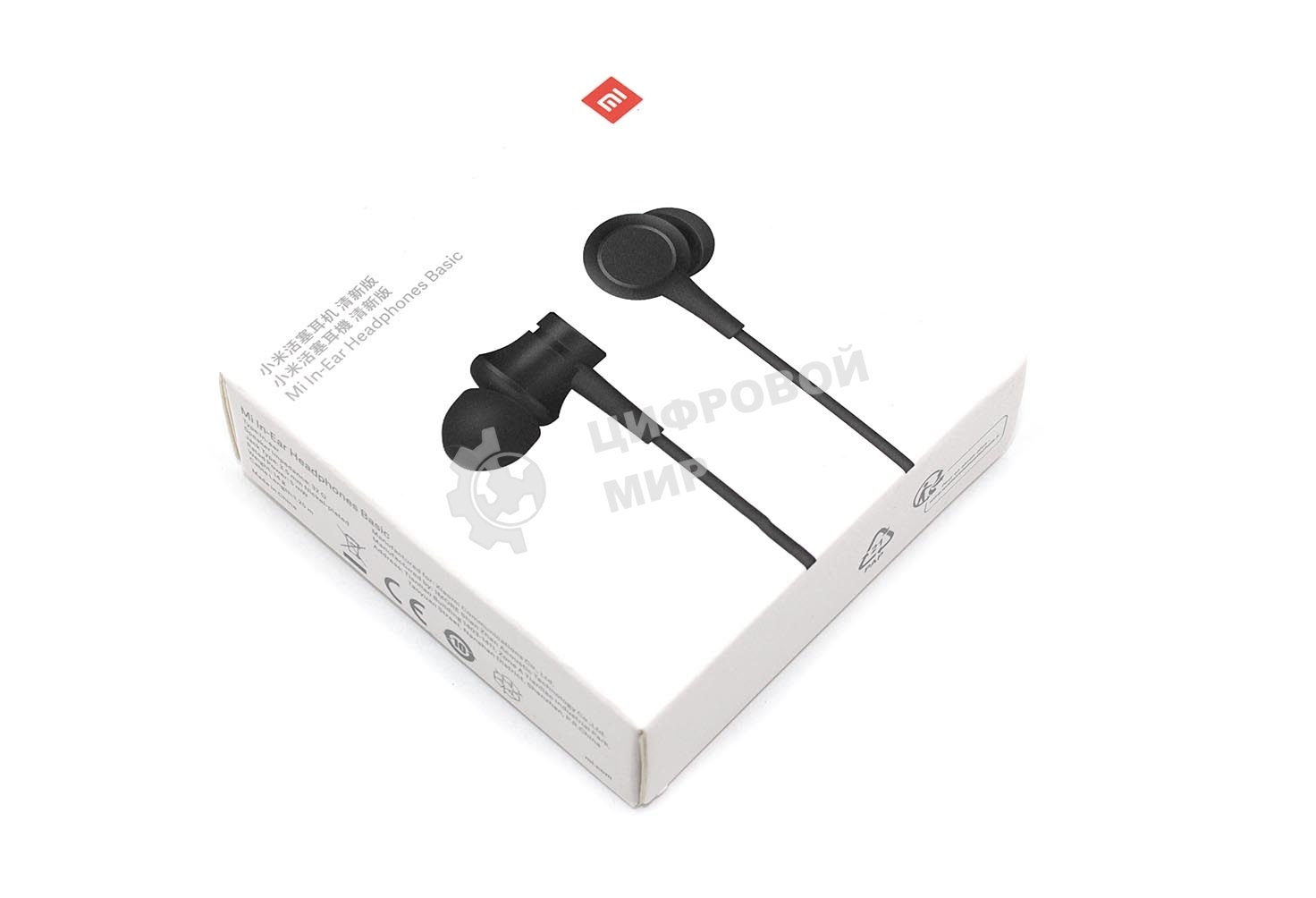 Наушники с микрофоном Xiaomi Mi In-Ear Headphones Basic Black ( HSEJ03JY)