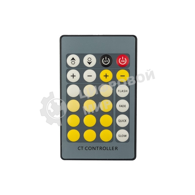 Контроллер LED для светодиодной ленты белый Mix 12/24 В, 72/144 Вт, 24 кнопки (IR)