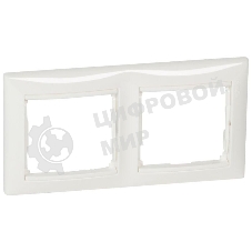 Рамка 2-м Valena горизонт. белый (DIY-упак.) Legrand 694241