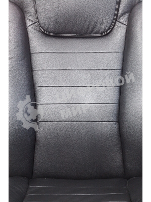 Кресло Бюрократ T-9923WALNUT/BLACK черный, кожа