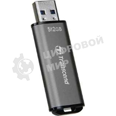 Флешка USB Transcend Jetflash 920 (TS512GJF920), 512Gb, USB 3.1, R/W 420/400, темно/серый