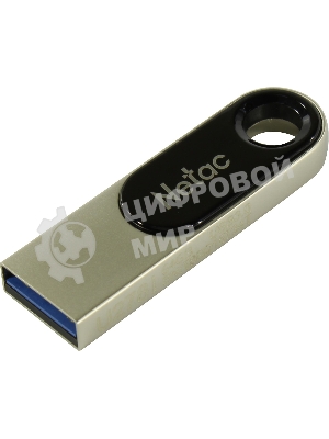 Флешка USB Netac U278 (NT03U278N-016G-20PN), 16Gb, USB 2.0, R/W 50/10, серебристый/черный