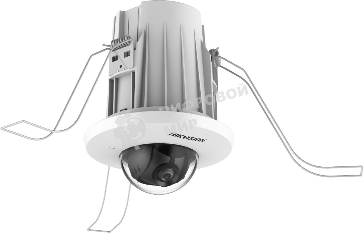 Камера видеонаблюдения IP Hikvision DS-2CD2E23G2-U(4MM) 4-4мм цв. корп.:белый