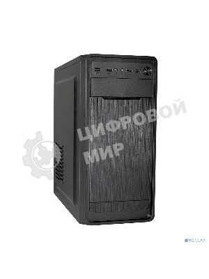 Компьютерный корпус Miditower ExeGate XP-332 Black, ATX, (без БП), 2*USB, Audio