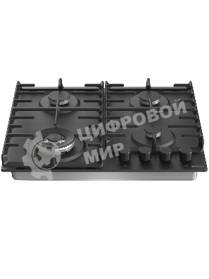 Газовая варочная панель Gorenje GW642SYB, 4 конфорки, эмалированная сталь, черный