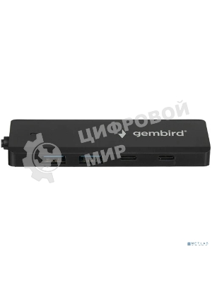 Разветвитель USB3.1 Gembird UHB-C415, 2хUSB, 2хType-C, с доп.питанием (порт Type-C), кабель USB 19см