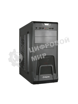 Компьютерный корпус Miditower ExeGate EX278390RUS ExeGate CP-603 Black, ATX, (CP350W, 80мм), 2хUSB+2хUSB 3.0, Audio