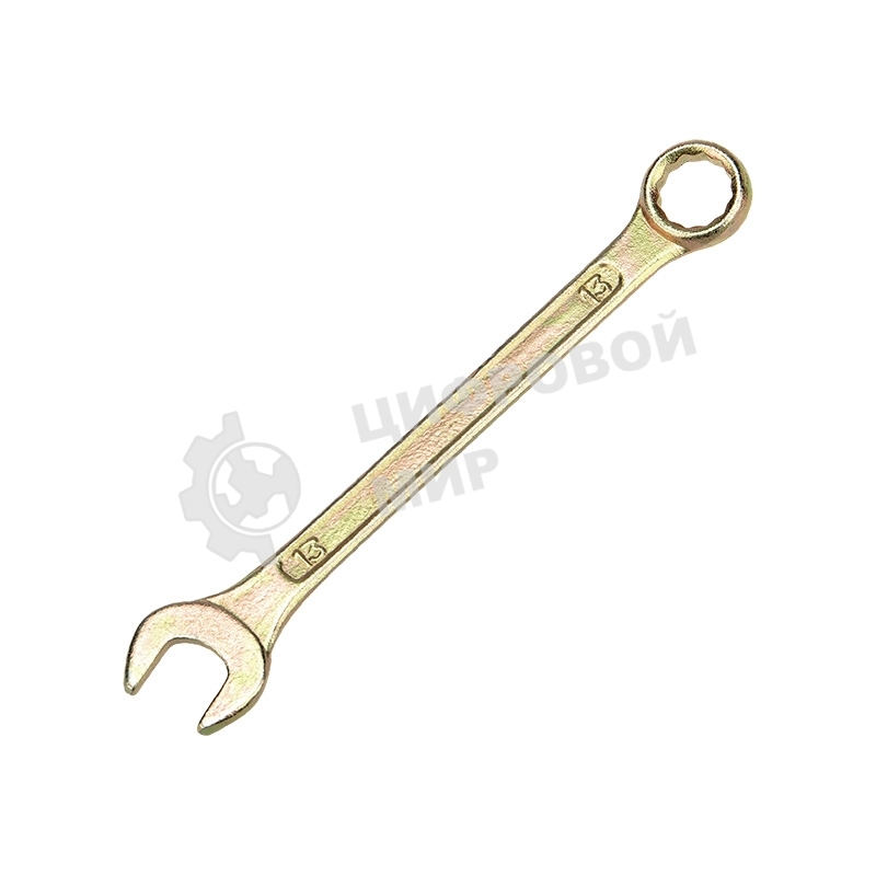 Ключ комбинированный Rexant 13 мм, желтый цинк