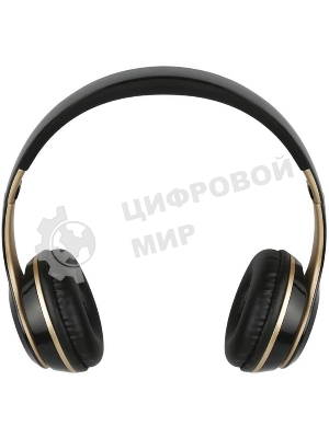 Беспроводные/проводные наушники Harper HB-213 черный/золотой, накладные, Bluetooth + проводной, до 5 ч