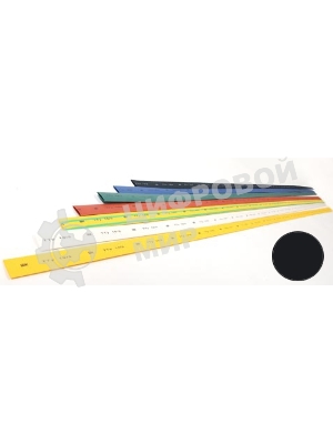 Трубка термоусадочная ТТУ 18/9 черный 1м IEK UDRS-D18-1-K02