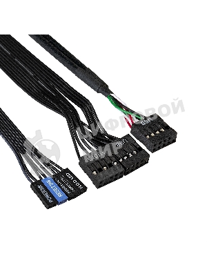 Компьютерный корпус Minitower ExeGate EX291142RUS BAA-105-01-AAA450 (mATX, БП AAA450 с вент. 8см, 2*USB, аудио, черный)