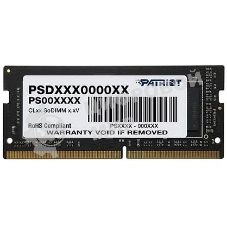 Оперативная память Patriot Signature, DDR4, 16GB (1x16 GB), 3200 MHz, CL22, SO-DIMM