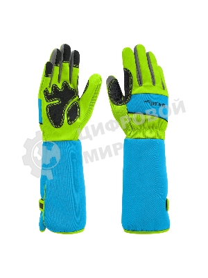 Перчатки садовые Luxe Palisad с удлиненной манжетой, размер 7