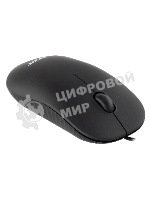 Мышь проводная Acer OMW122 черный, 1200 dpi, USB, кнопки - 3