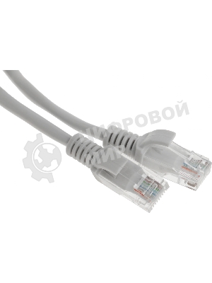Патч-корд Premier 5-970 1Gbит/с UTP 4 пары cat5E CCA molded 1.5м серый RJ-45 (m)-RJ-45 (m)