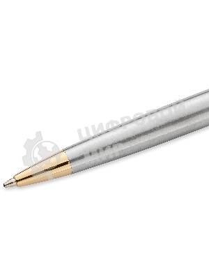Ручка шариковая Waterman Hemisphere (CWS0920370) Steel GT M, синие чернила, подарочная коробка