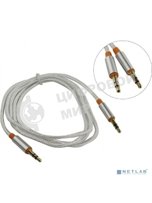 Кабель аудио Defender 3.5мм 1.2M Jack M- Jack M белый