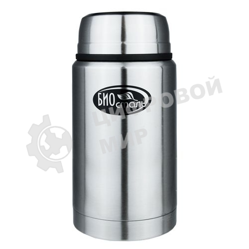 Термос Biostal с широкой горловиной, суповой 0,75 л. С ЛОЖКОЙ