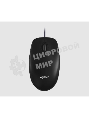 Мышь проводная Logitech M90 черный/серый, 1000 dpi, USB, кнопки - 3