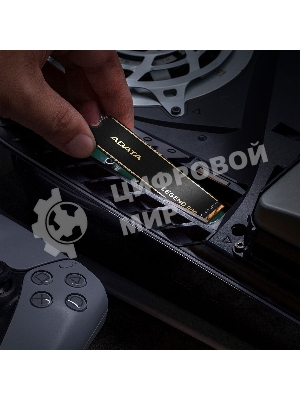 Накопитель SSD ADATA LEGEND 900, 2000Gb, PCIe 4.0 x4, 2280, NVMe, R/W 7000/5400, с радиатором