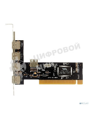 Контроллер ExeGate EXE-352 PCI, 4хUSB 2.0 ext + 1хUSB 2.0 int (OEM) EX281227RUS
