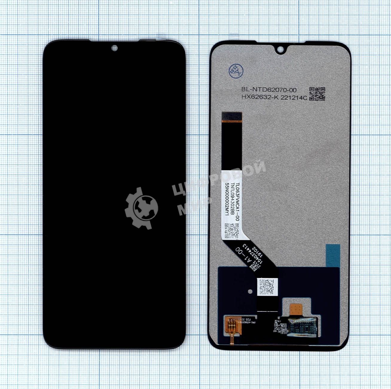 Дисплей для Xiaomi Redmi Note 7 HC черный