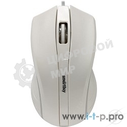 Мышь проводная Smartbuy ONE 338 белая SBM-338-W