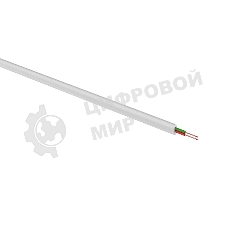 Кабель Rexant телефонный 2 жилы 100м CCA белый (ШТЛП-2)