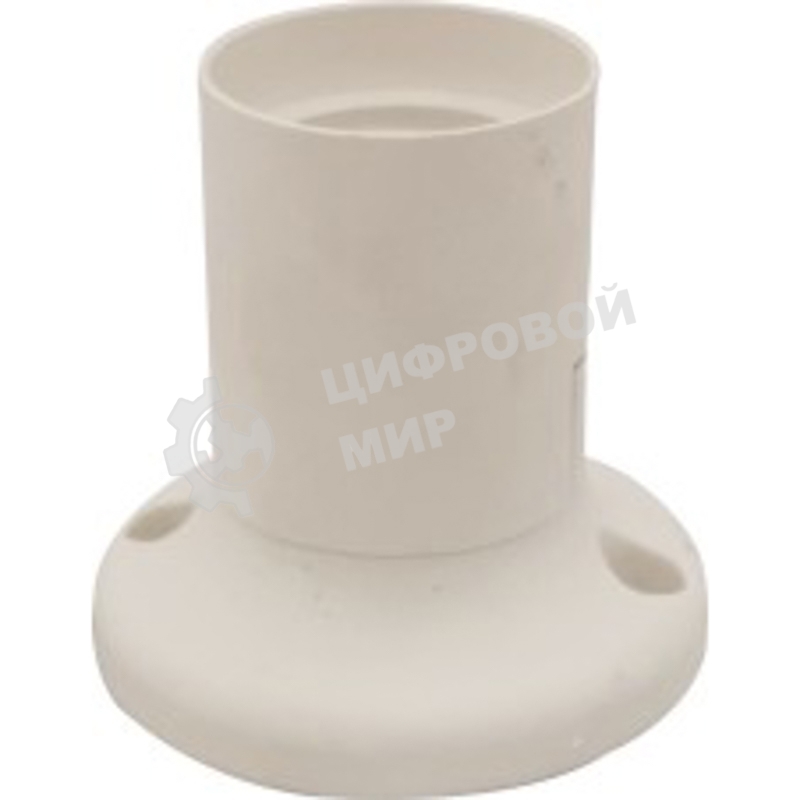 Патрон Rexant пластиковый настенный Е27 прямой, белый