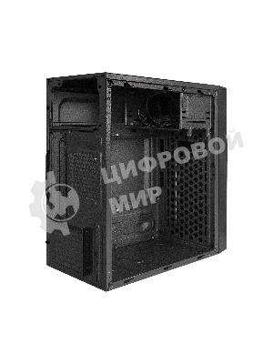Компьютерный корпус Minitower ExeGate EX291140RUS BAA-105-01AAA350 (mATX, БП AAA350 с вент. 8см, 2*USB, аудио, черный)