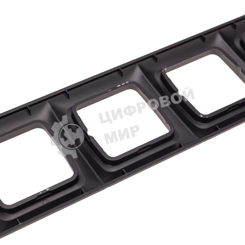 Рамка Kranz 5-я DEA горизонтальная черный Металлик