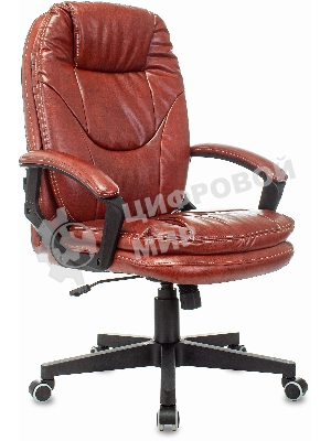 Кресло Бюрократ CH-868N Boroko-37 коричневый, экокожа